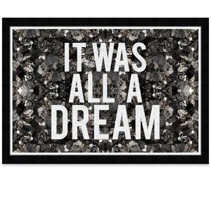 ALL A DREAM GLITTER WALL ART